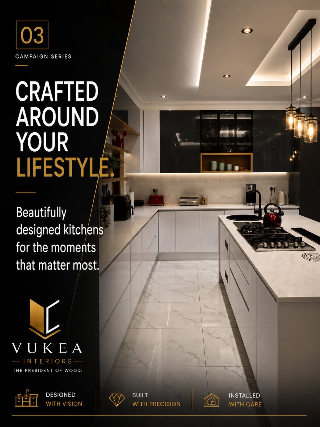 Concept: white kitchen crafted around your lifestyle